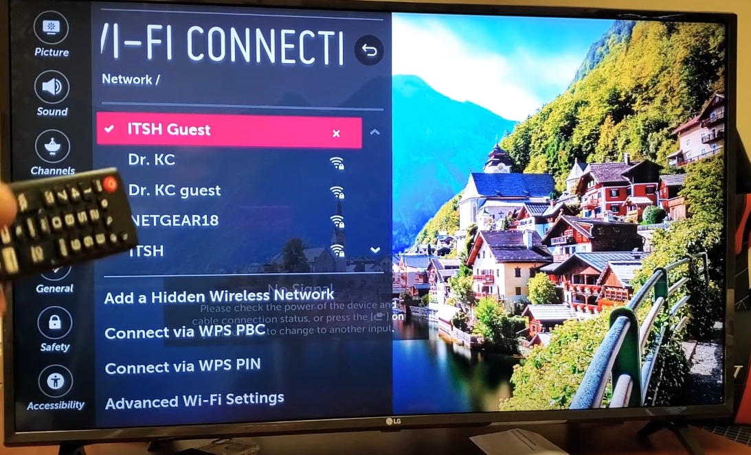 Adjust Wi-Fi Settings on Your LG TV