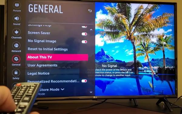 Check for software updates for your LG TV